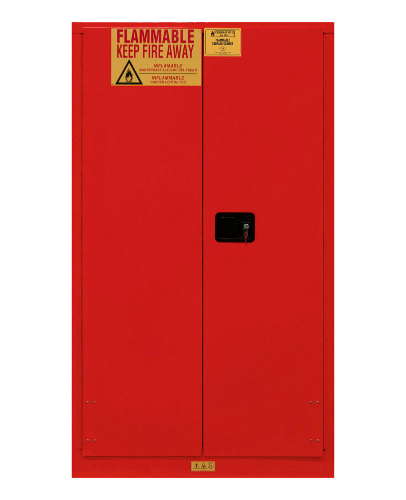Flammable Safety Cabinet - 60 Gallon - FM Approved - Manual Closing Door - 1060M-17 - 2