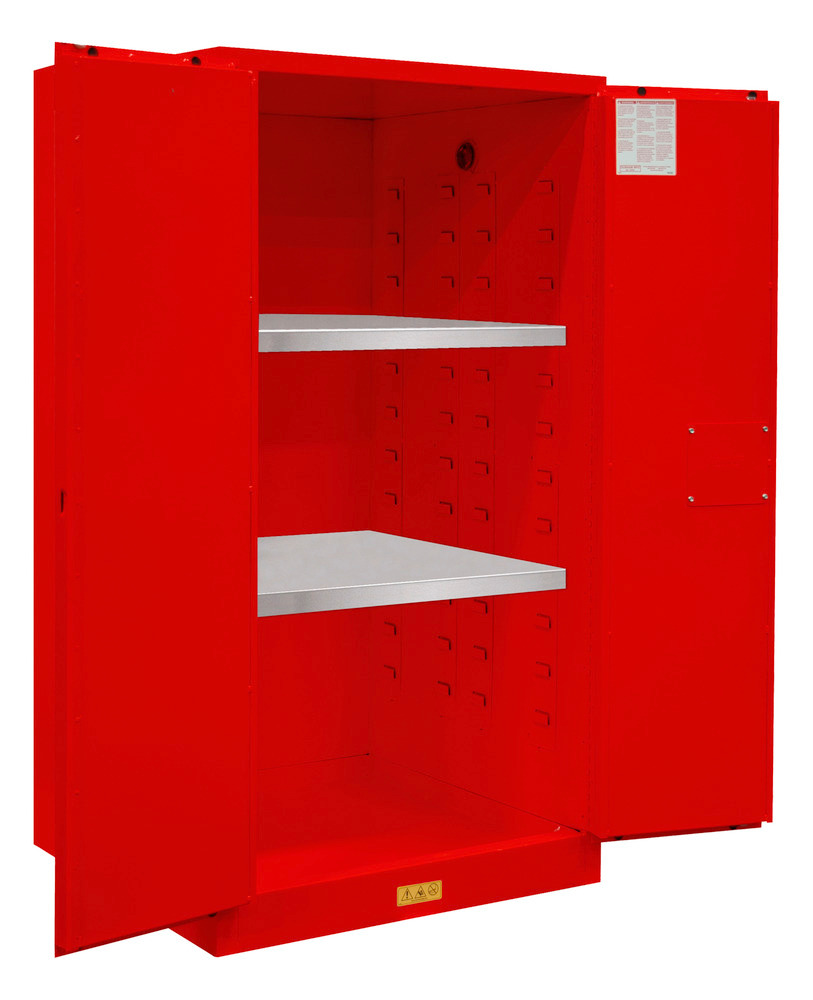 Flammable Safety Cabinet - 60 Gallon - FM Approved - Manual Closing Door - 1060M-17 - 1