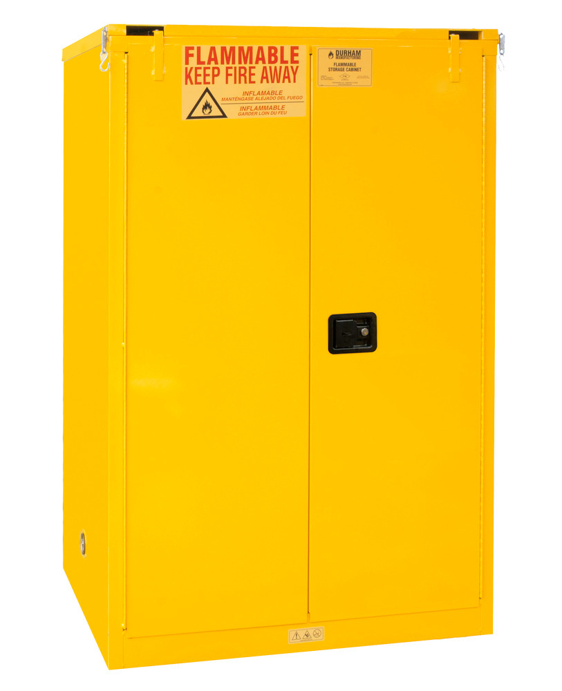Flammable Safety Cabinet - 90 Gallon - Countertop -  FM Approved - Self Closing Door - 1090S-50 - 3