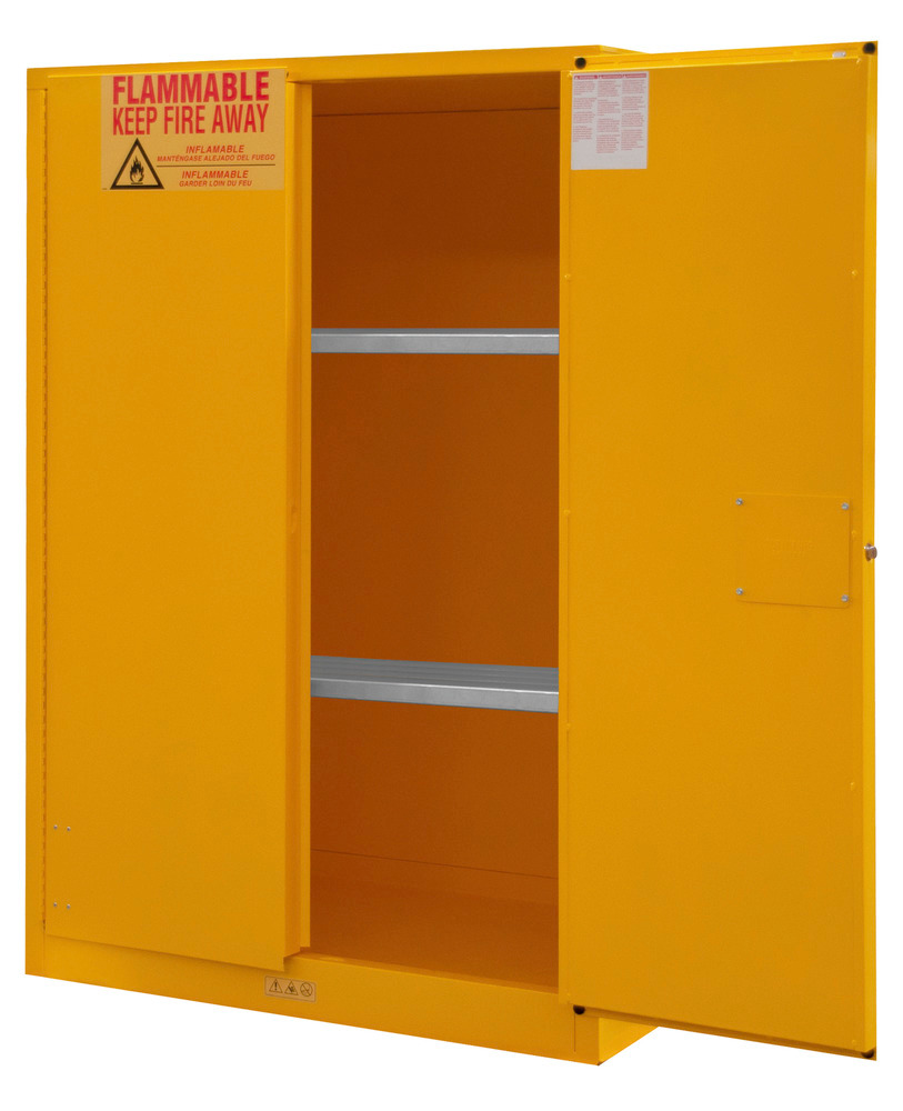 Flammable Safety Cabinet - 90 Gallon - FM Approved - Manual Closing Door - 1090M-50 - 3