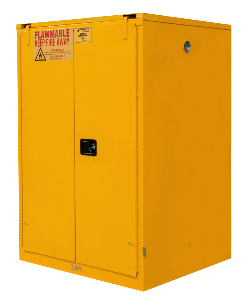 Flammable Safety Cabinet - 60 Gallon - FM Approved - Self Closing Door - 1060S-50 - 4