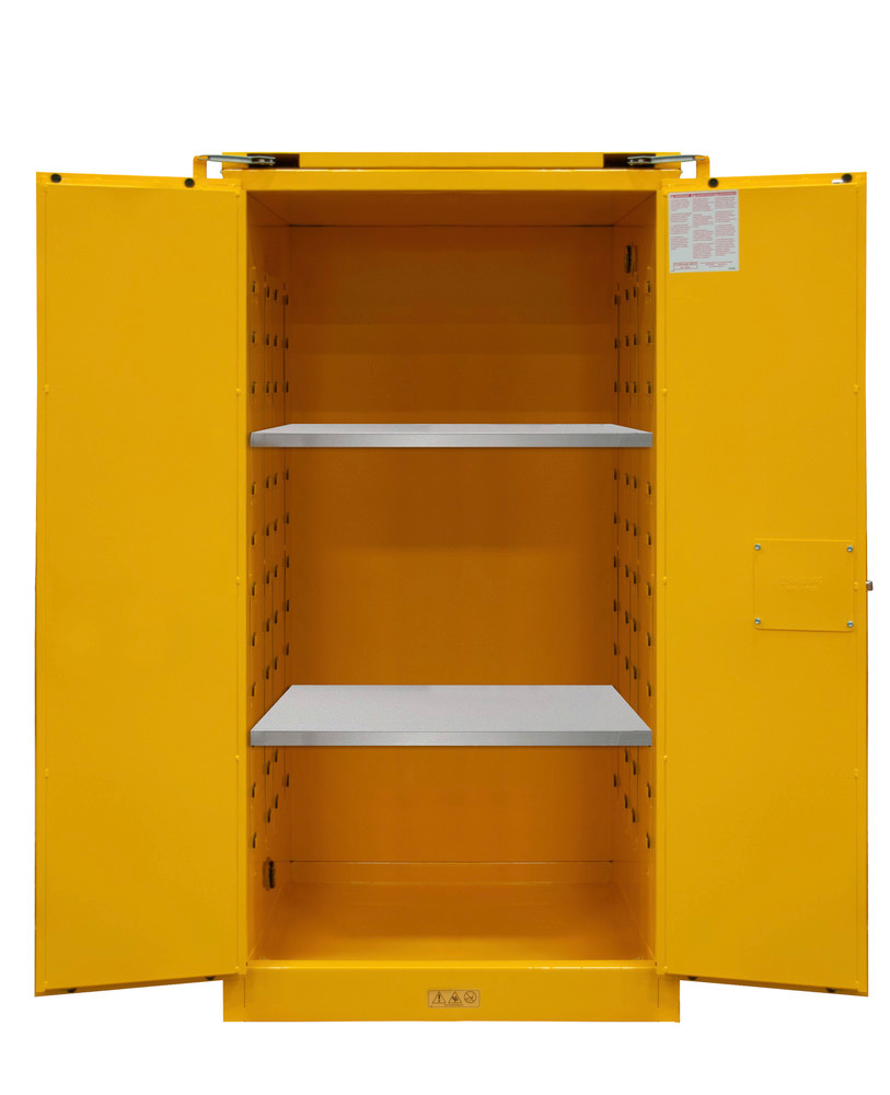 Flammable Safety Cabinet - 60 Gallon - FM Approved - Self Closing Door - 1060S-50 - 3