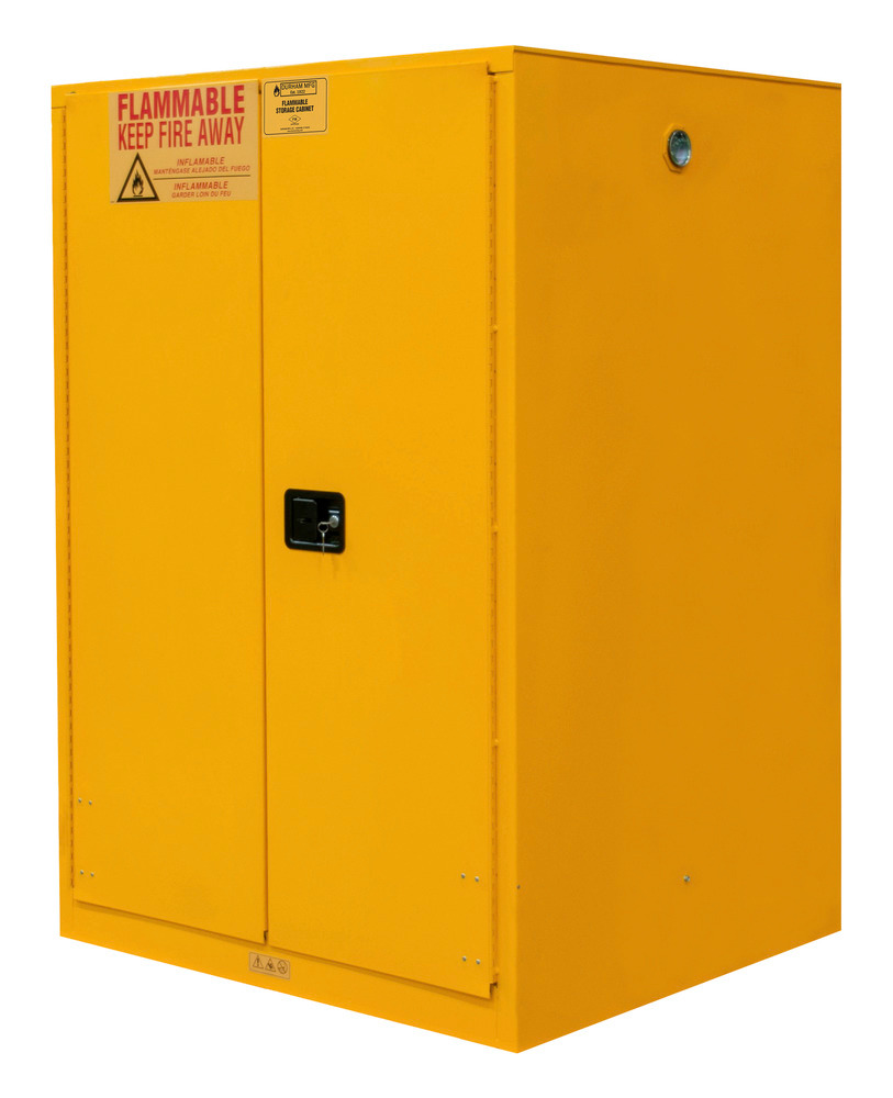 Flammable Safety Cabinet - 55 Gallon Drum, Vertical - FM Approved- Manual Closing Door - 1055MDSR-50 - 4