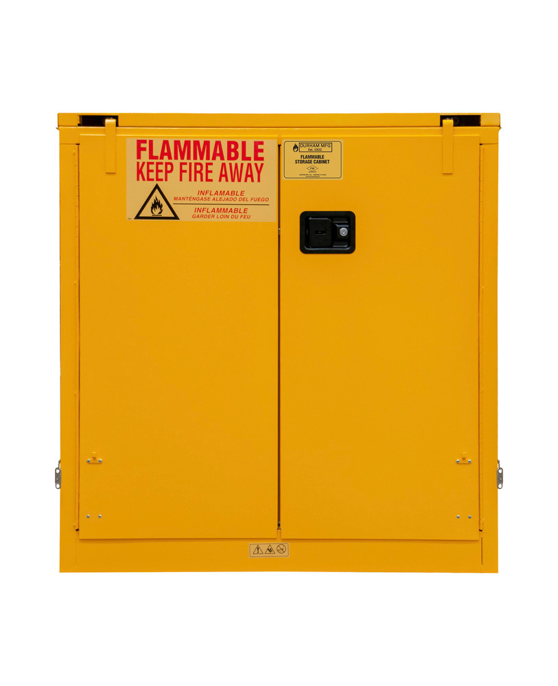 Flammable Safety Cabinet - 30 Gallon - FM Approved - Self Closing Door - 1030S-50 - 5