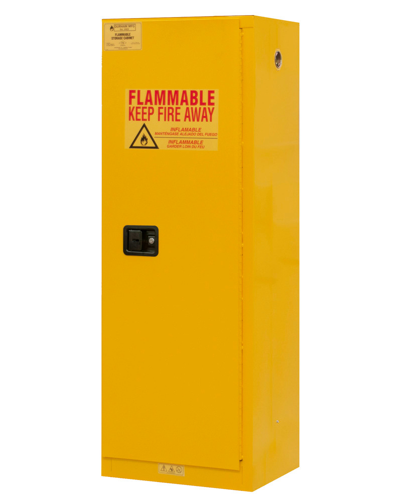 Flammable Safety Cabinet - 22 Gallon - FM Approved - Manual Closing Door - 1022M-50 - 3