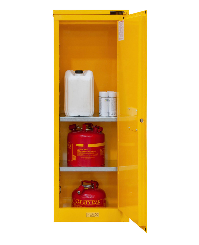 Flammable Safety Cabinet - 22 Gallon - FM Approved - Self Closing Door - 1022S-50 - 4