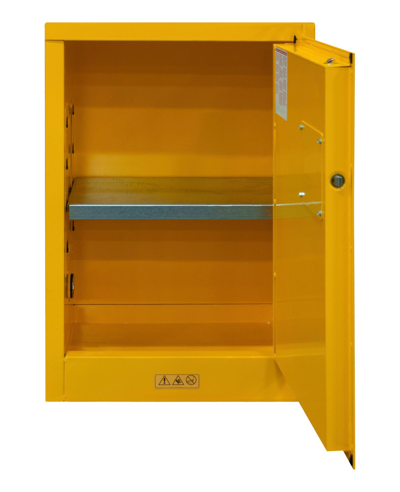 Flammable Safety Cabinet - 12 Gallon - FM Approved - Manual Closing Door - 1012M-50 - 3