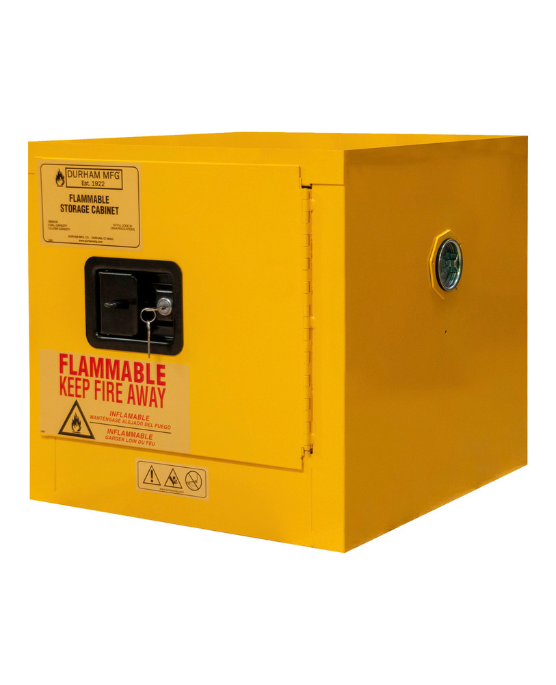 Flammable Safety Cabinet - 2 Gallon - FM Approved - Manual Closing Door - 1002M-50 - 1