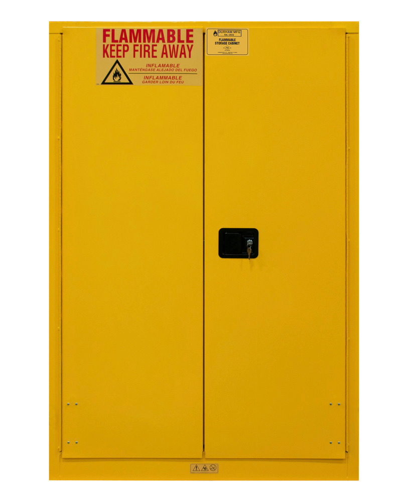 Flammable Safety Cabinet - 45 Gallon - FM Approved - Manual Closing Door - 1045M-50 - 5