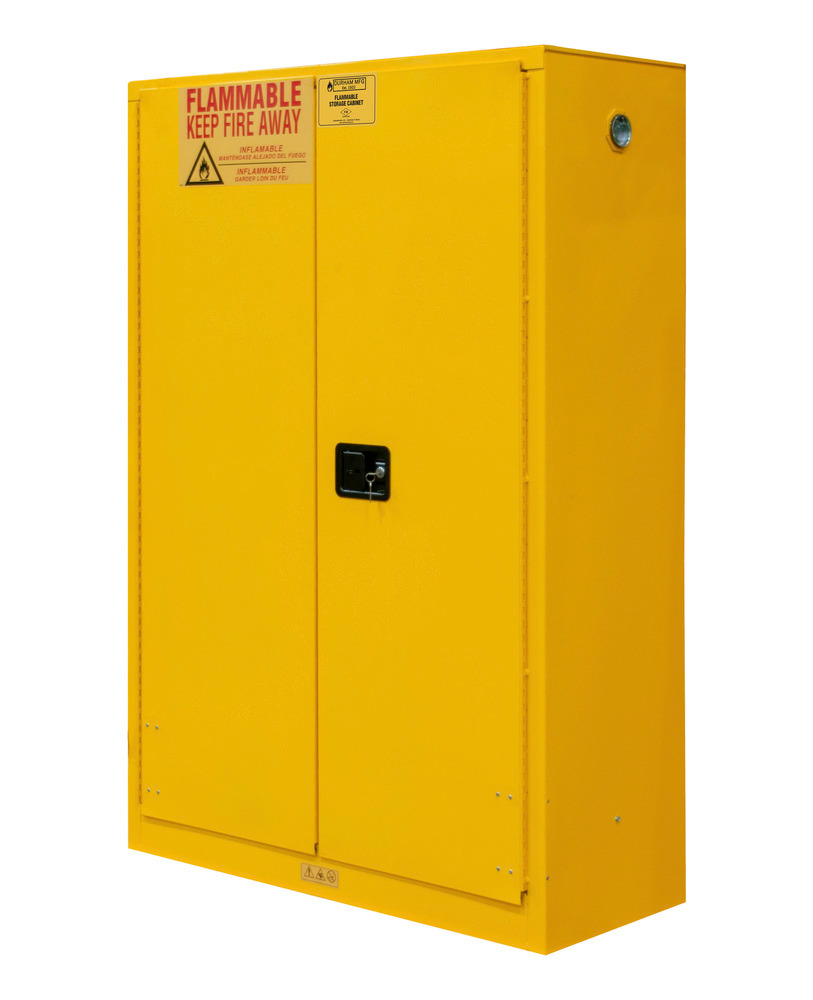 Flammable Safety Cabinet - 45 Gallon - FM Approved - Manual Closing Door - 1045M-50 - 4