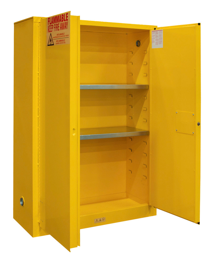 Flammable Safety Cabinet - 45 Gallon - FM Approved - Manual Closing Door - 1045M-50 - 3