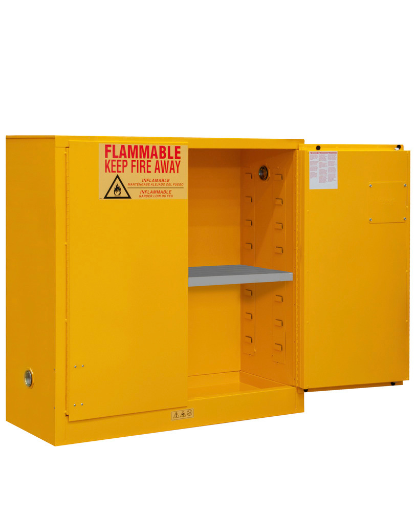 Flammable Safety Cabinet - 30 Gallon - FM Approved - Manual Closing Door - 1030M-50 - 5
