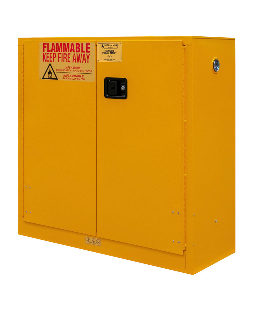 Flammable Safety Cabinet - 30 Gallon - FM Approved - Manual Closing Door - 1030M-50 - 4