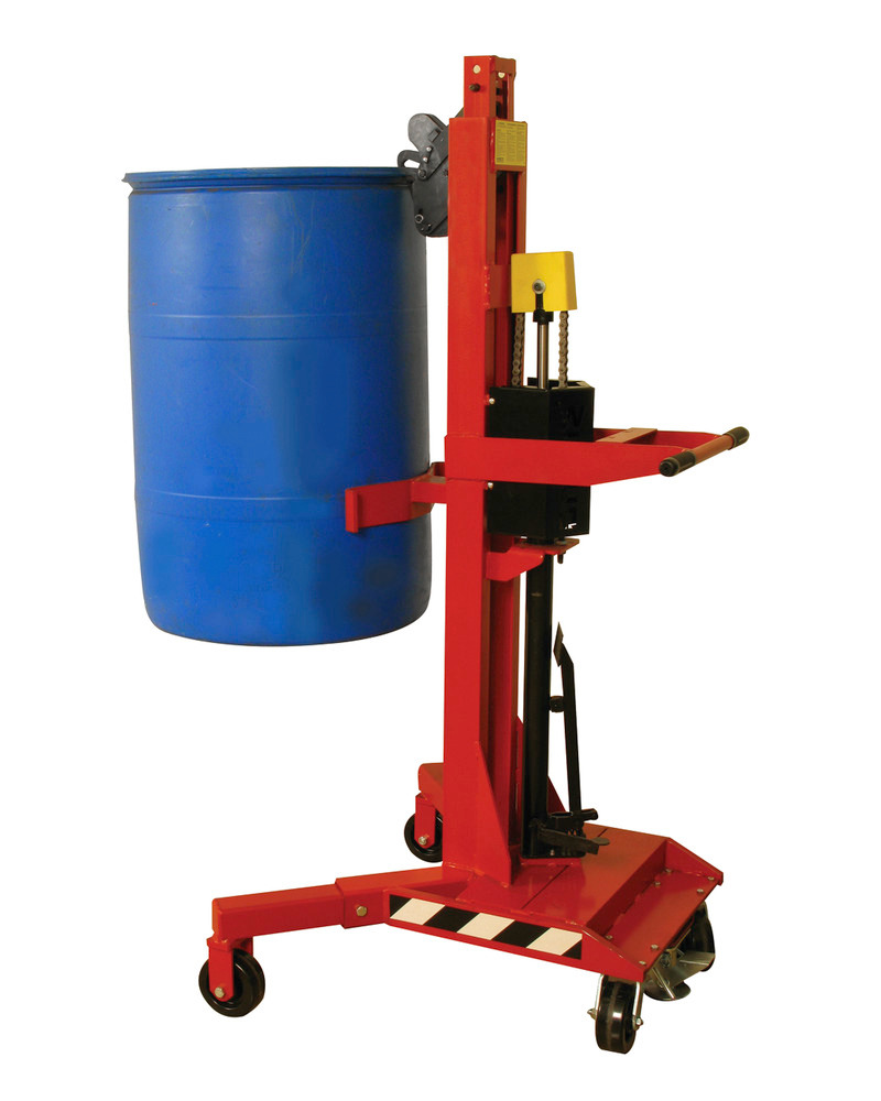 Drum Lifter - Hydraulic - Caddy for Easy Transport - Steel Construction - 1