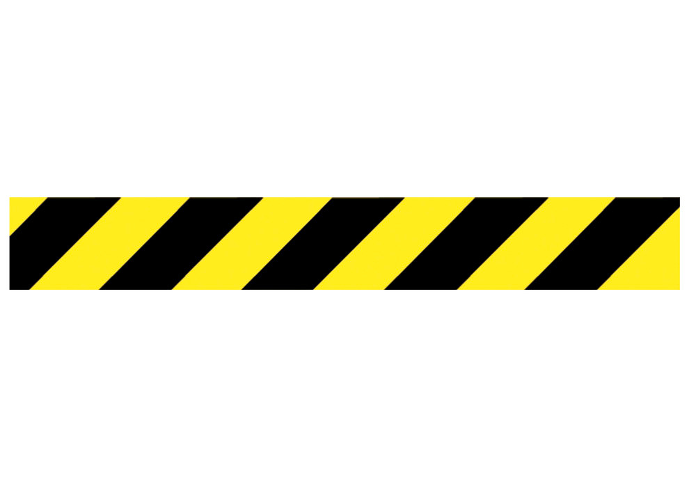 Retractable Tape Barrier Posts - 10 ft Belt Length - Aluminum Construction - Hazard Stripe - Outdoor - 1