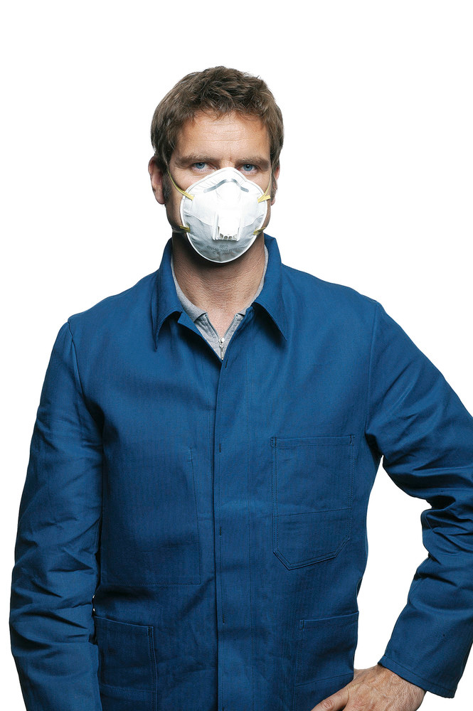 Máscara de proteção respiratória classificação FFP 2, 10 unidades, 3M Classic 8822