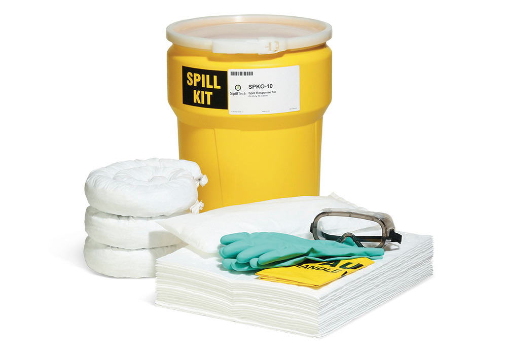 Absorbent Spill Kit - Oil-Only - 10 Gallon Overpack - SPKO-10 - 2