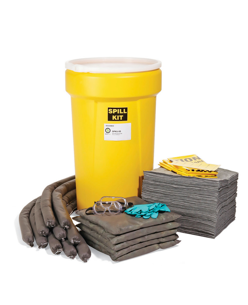 Absorbent Spill Kit - Universal - 55 Gallon Overpack - DOT Approved - SPKU-55 - 1