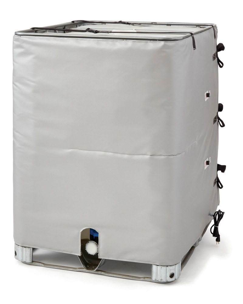 IBC Tote Heater Blanket - Full Cover - 120V - 36 in. - Heat 50-160°F - Dual Thermostat - TOTE361-ADJ - 2