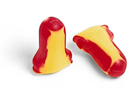 Ear Plugs LL 1, without band, SNR 35, size Universal, red/yellow, 200 pairs - 1