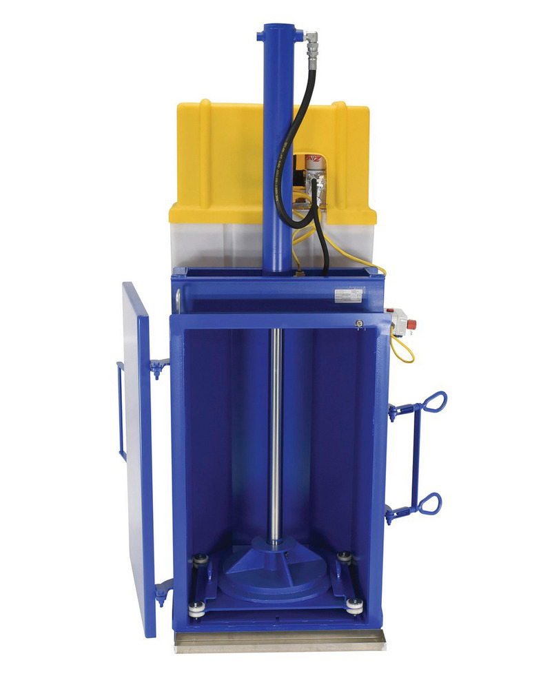 Drum Crusher & Compactor - 460 V - Built-in Fork Pockets - up to 55-Gallon Drum - 1