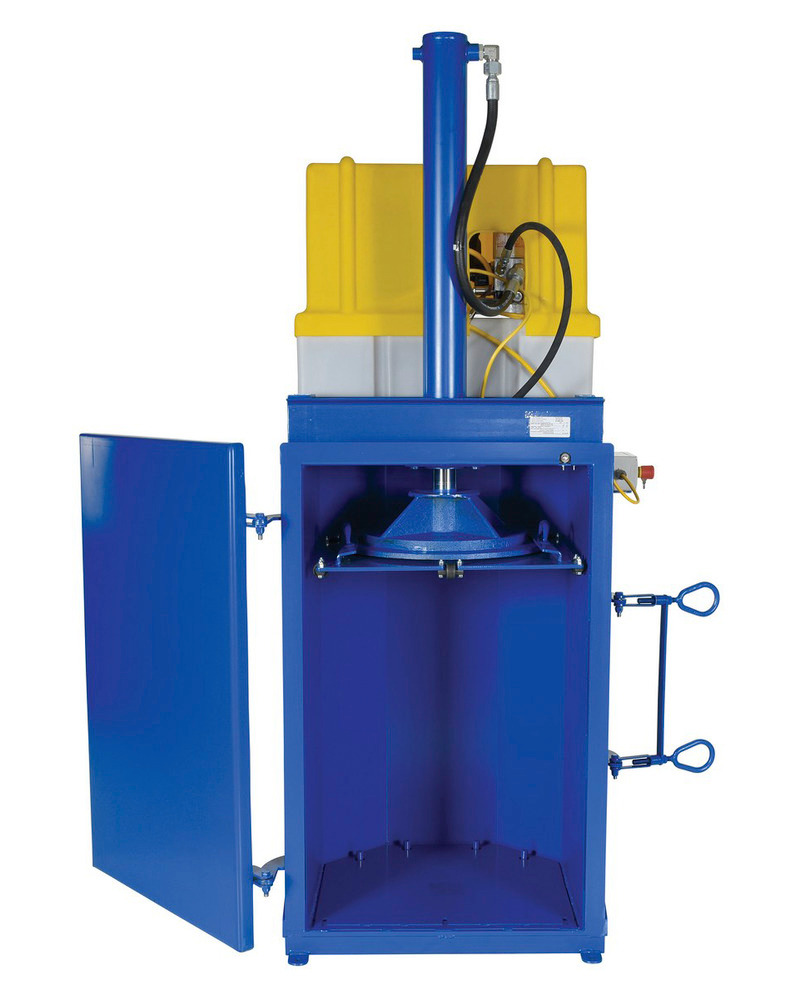 Drum Crusher & Compactor - 208 V - Built-in Fork Pockets - up to 55-Gallon Drum - 4