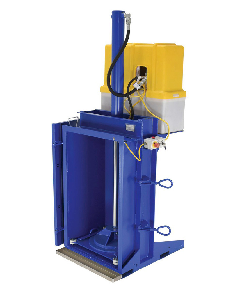 Drum Crusher & Compactor - 208 V - Built-in Fork Pockets - up to 55-Gallon Drum - 2