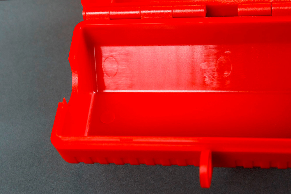 STOPOUT® Plug Lockout - Multi-Plug - Plastic Construction - Tamper-Proof - Red - Octagon Shape - 3
