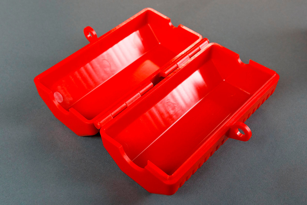 STOPOUT® Plug Lockout - Multi-Plug - Plastic Construction - Tamper-Proof - Red - Octagon Shape - 2