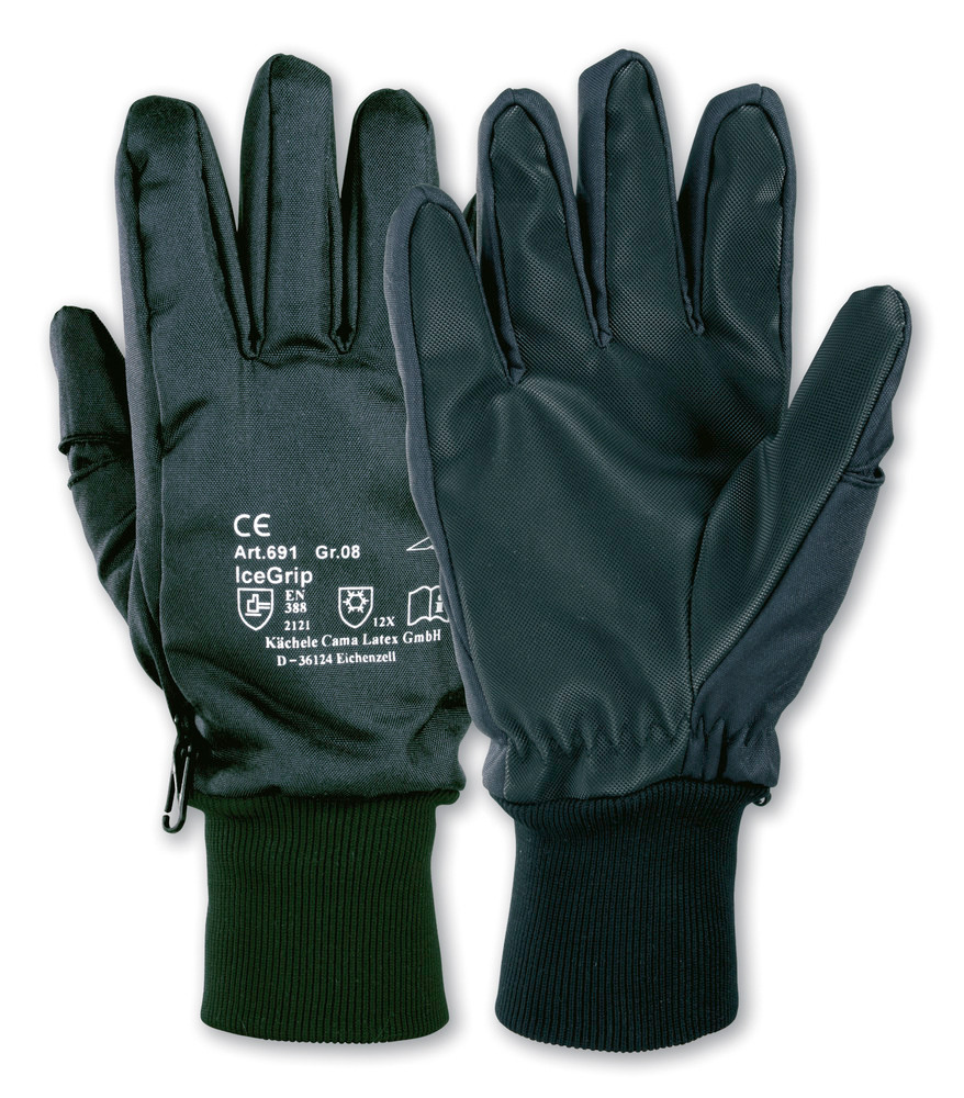 Ochranné rukavice proti chladu Icegrip, kategória III, veľk. 8, BJ = 10 párov - 1
