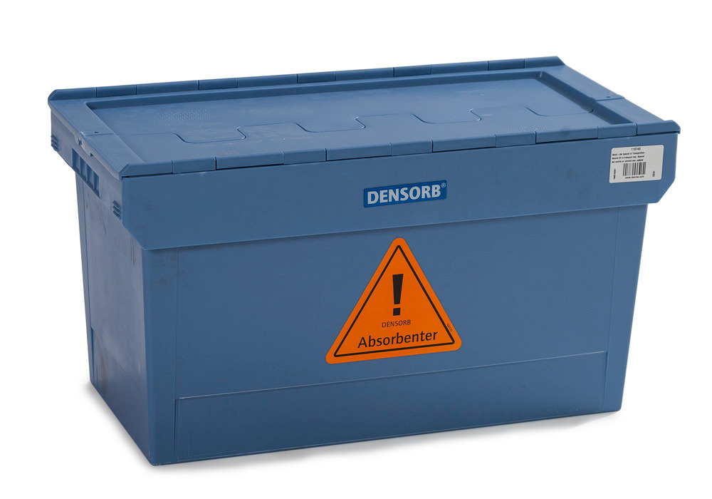 Kit d'absorbants anti-pollution DENSORB, absorbants en robuste box de transport, « huile » - 3