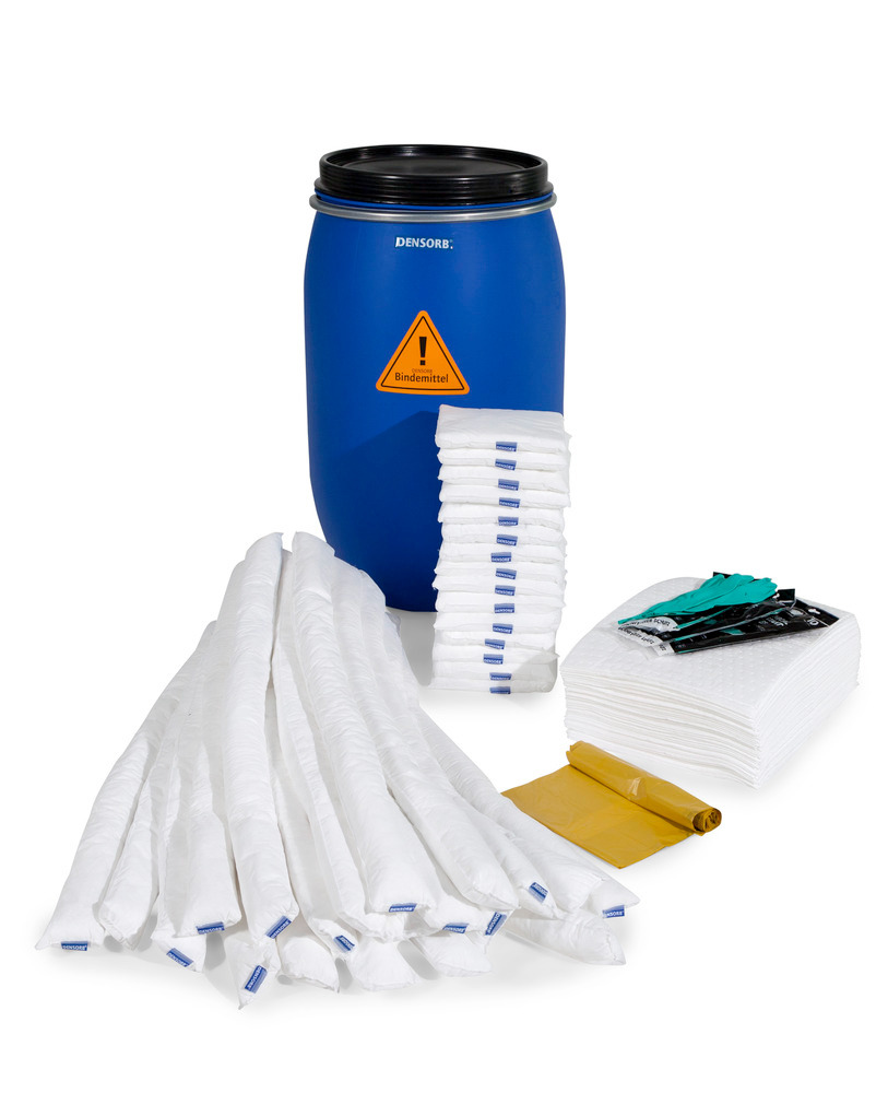 Refill Kit for DENSORB Emergency Spill Kit in Drum Type S 170 and Spill Kit in lidded box, OIL - 2