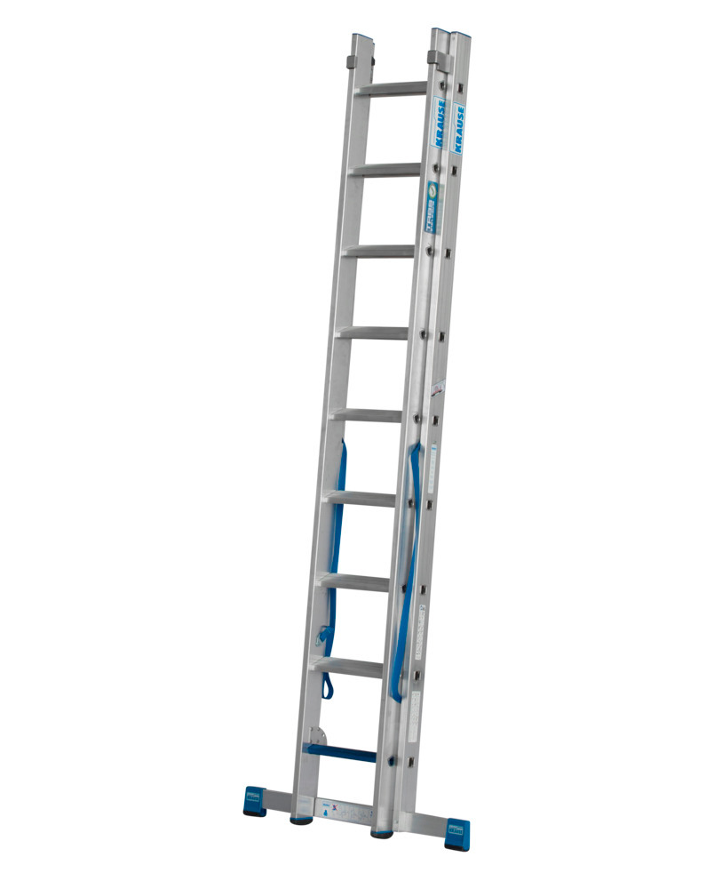 Escalera multiusos según TRBS 2121, aluminio, 2 x 9 peldaños/escalones - 3