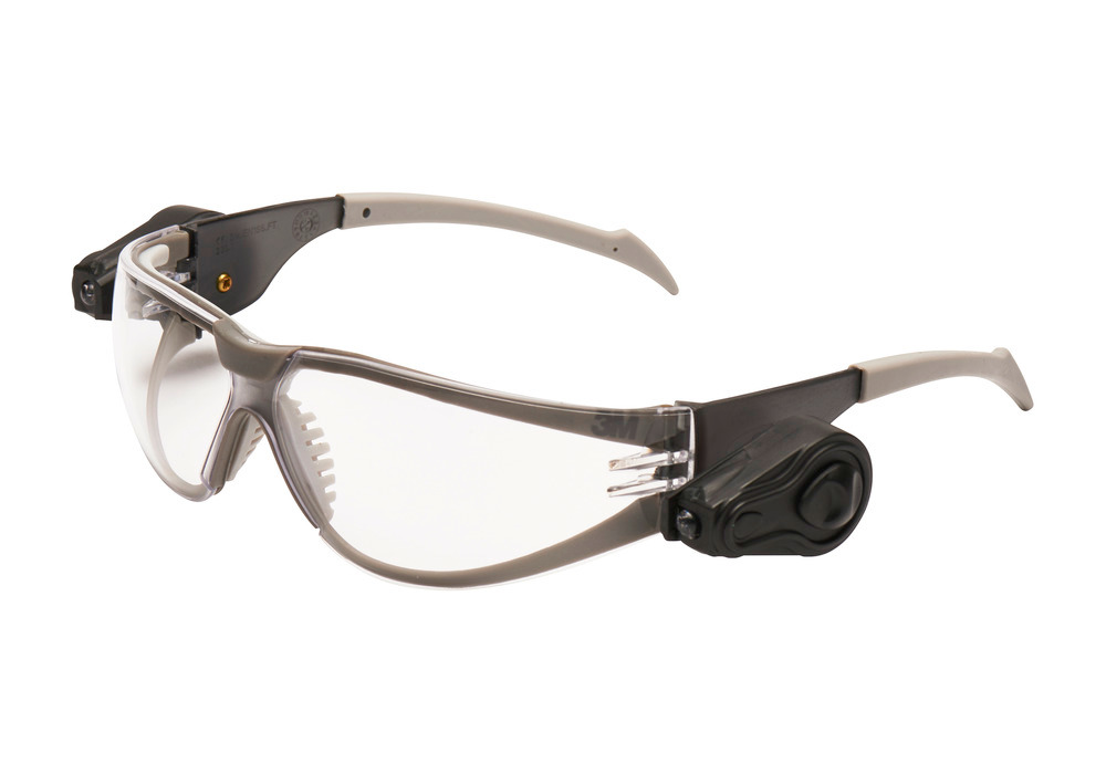 Occhiali di protezione 3M Led Light Vision, con illum. LED, trasp., lente in policarbonato, LEDLV - 2