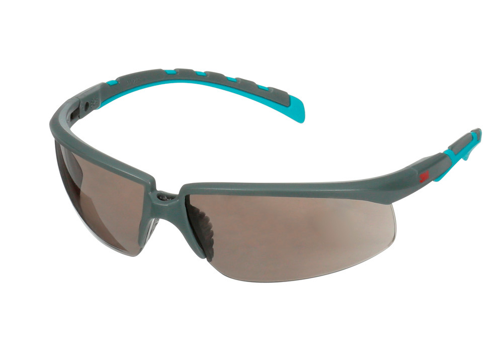 Occhiali di protezione 3M Solus 2000, grigi, lente in policarbonato, S2002SGAF-BGR