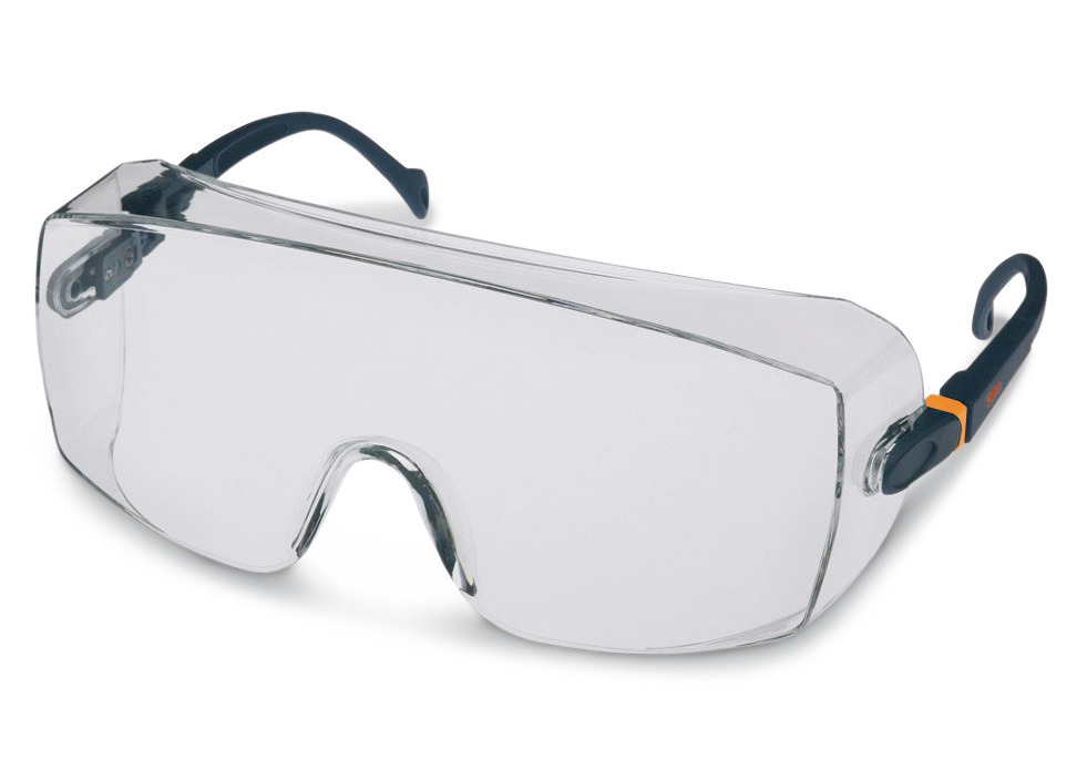 Óculos 3M para visitantes 2800 Klassik, vidro claro de policarbonato, AS, UVA - 1