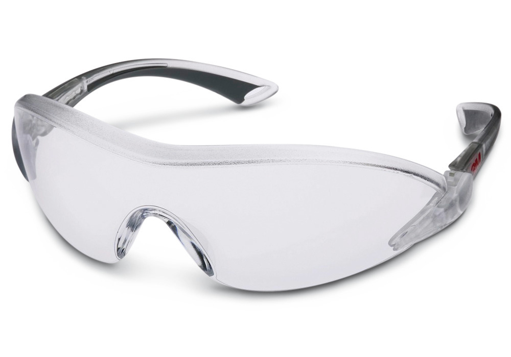 3M beskyttelsesbriller 2840, Komfort, med transparent glas i polycarbonat, AS/AF/UV, - 1