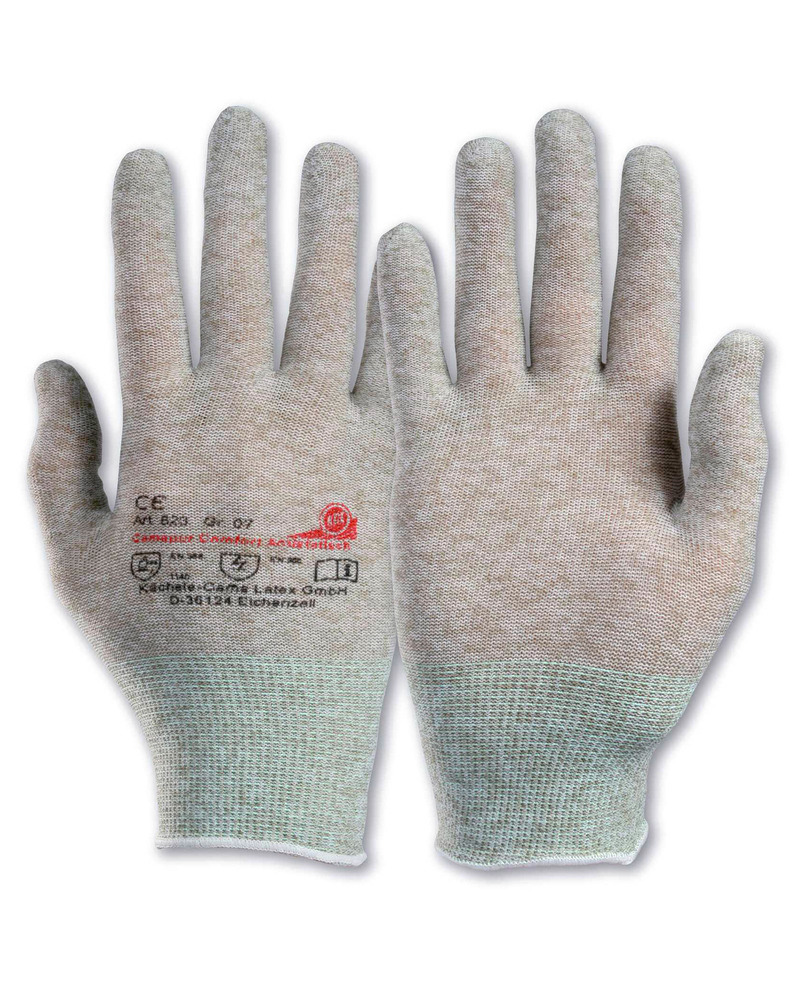 ESD handschoen, Camapur Comfort antistatisch A, 623, cat II, maat 10, aantal = 10 paar - 1