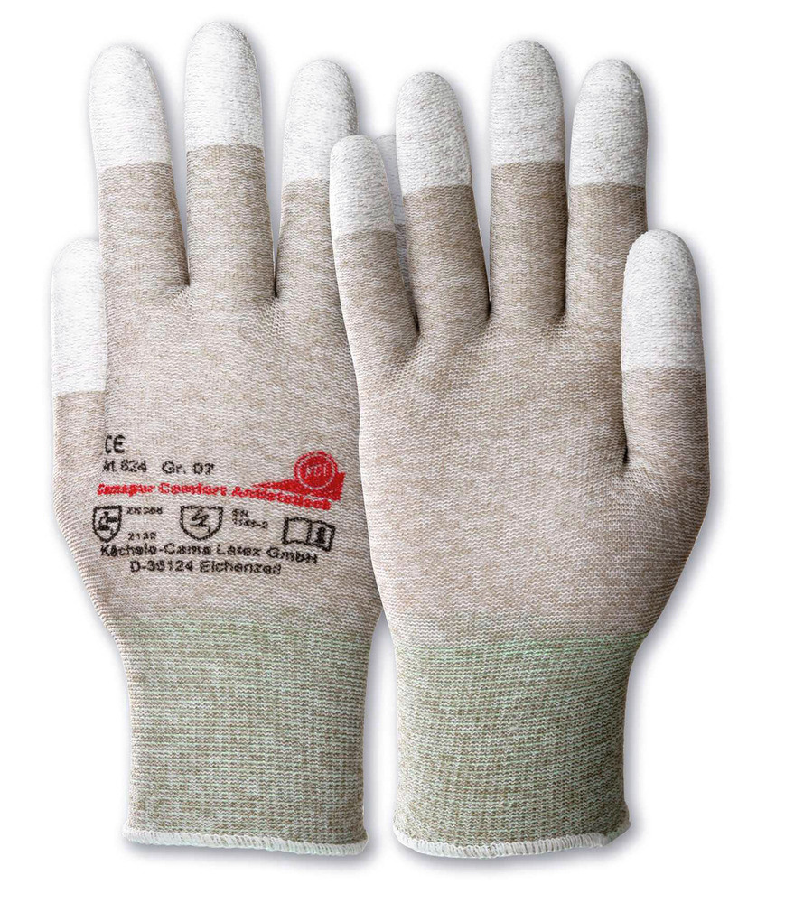 Gants Camapur Comfort Antistatique B, 624, catégorie II, taille 8, 10 paires - 1