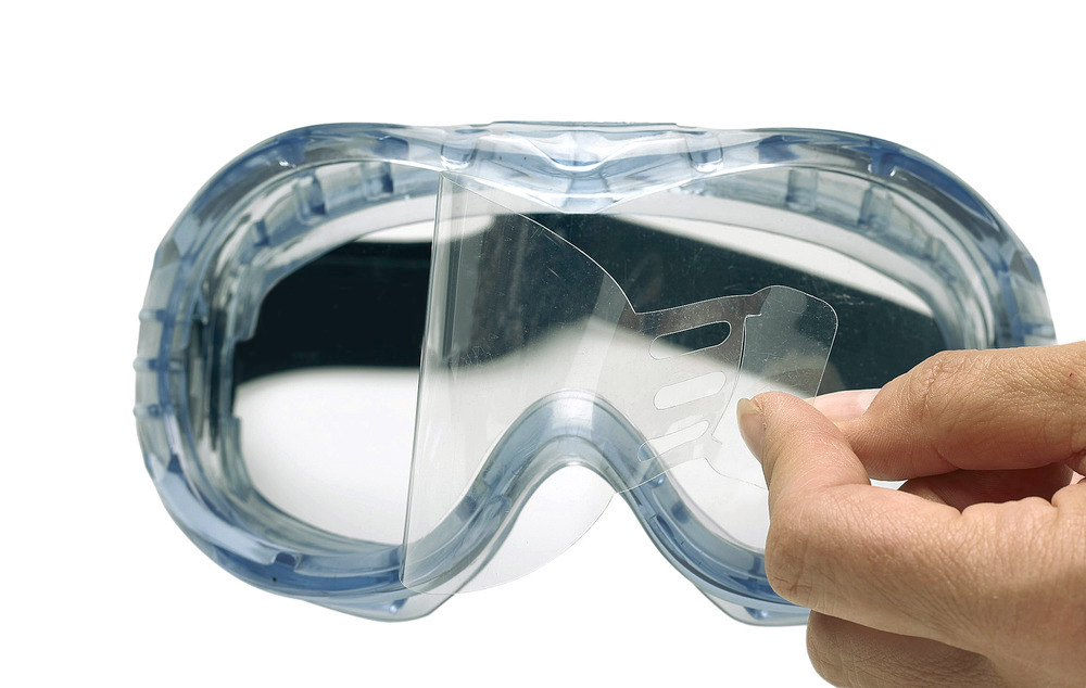 Polyester-Schutzstreifen für Vollsichtbrille, 10 Stück - 2