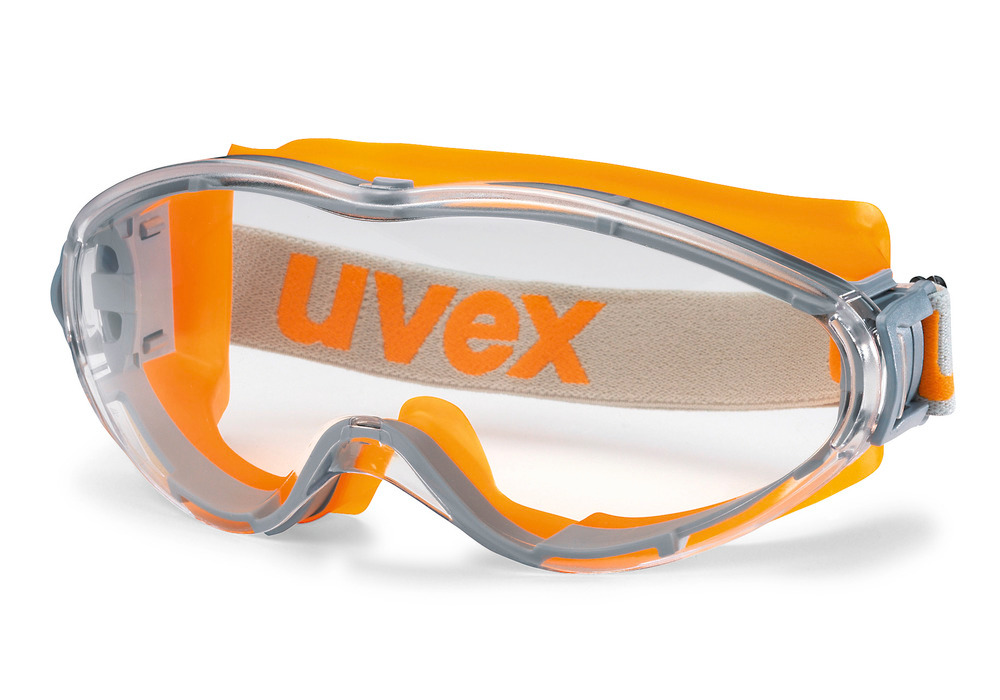 Fullsiktsglasögon uvex ultrasonic 9302, orange-grå - 1