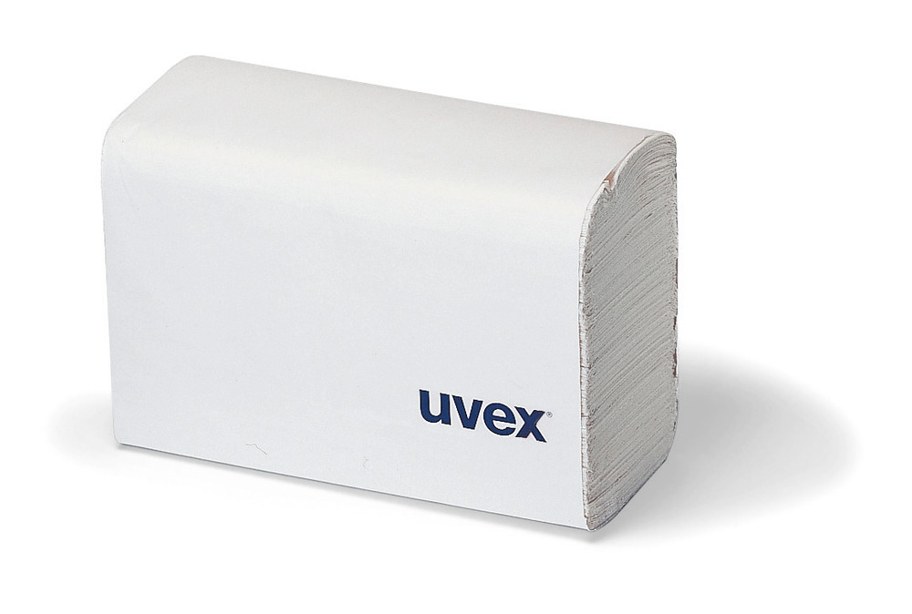 Lingettes uvex 997100, sans silicone, pour station nettoyage lunettes uvex, env. 700 lingettes - 1
