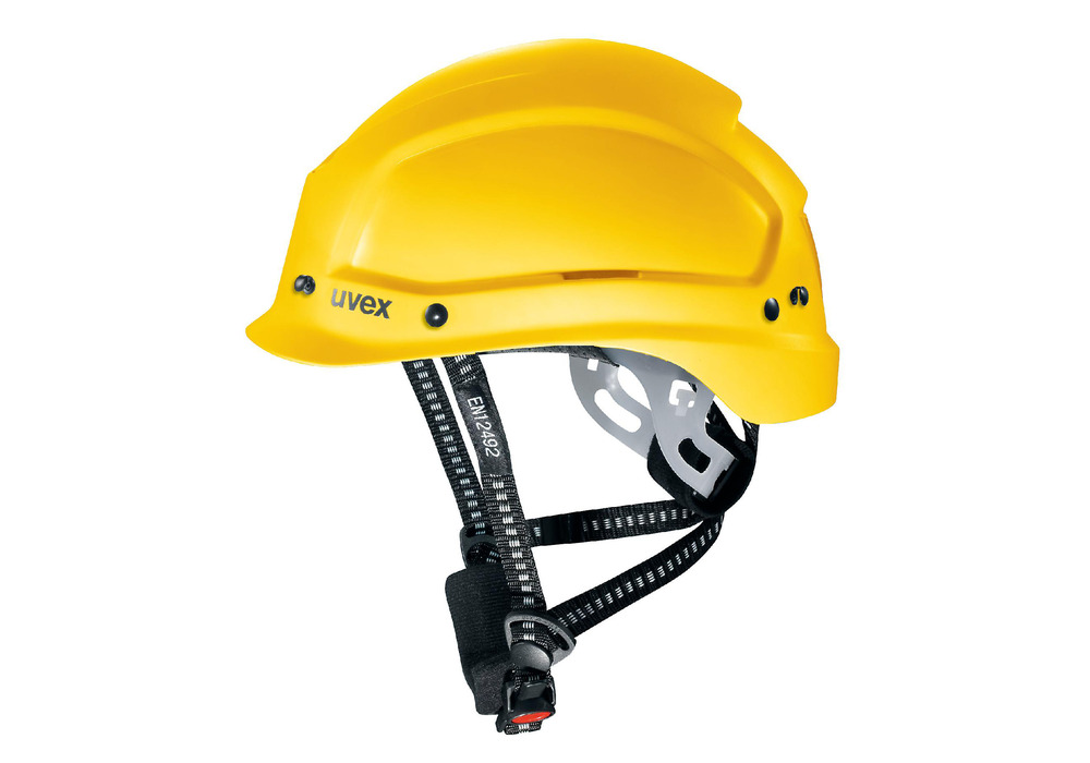 uvex pheos alpine helmet for working at heights and rescue operations. 52 - 61 cm colour yellow - 1