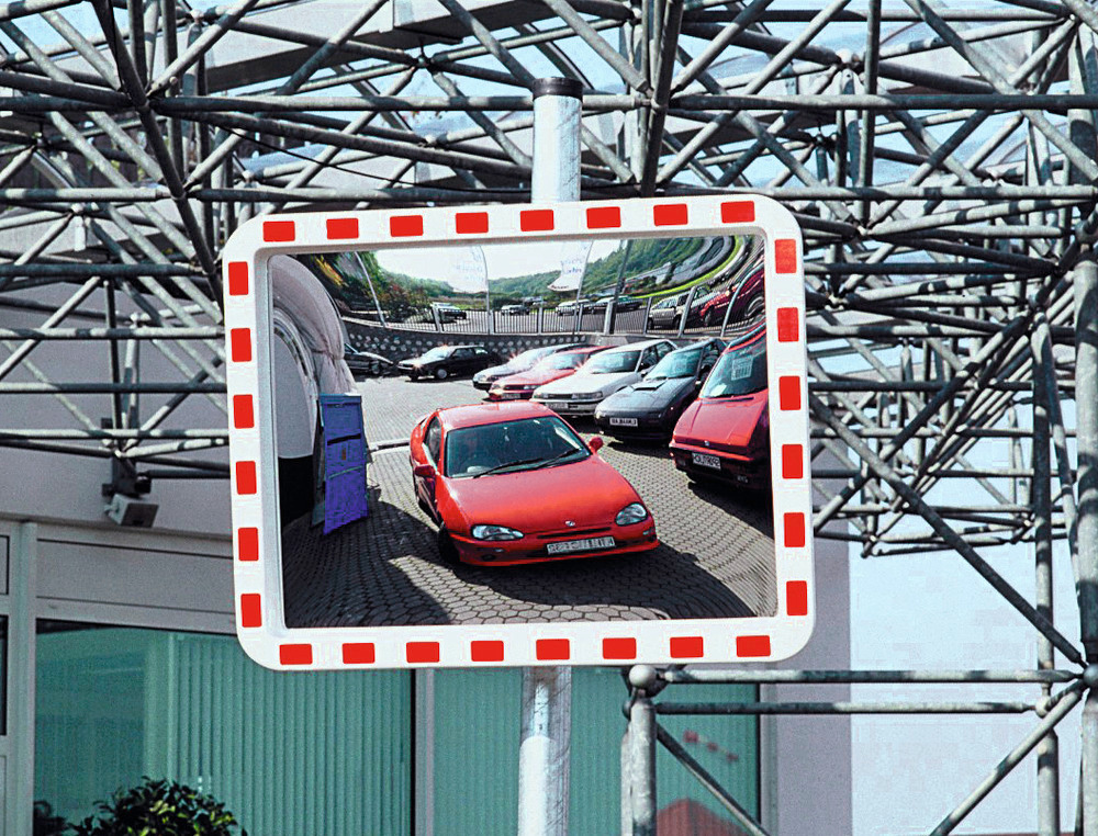 Dopravní zrcadlo VS 1, z akrylového skla, 400 x 600 mm - 1