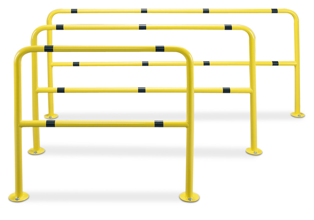 U-shaped protection barrier, SB L3, painted, yellow - 1