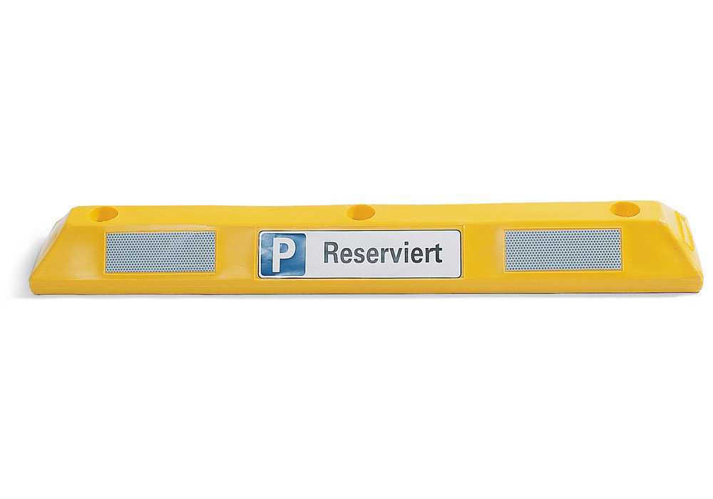 Parkplatzbegrenzung "Parkstopp" PS 9, aus Polyethylen (PE), gelb - 2