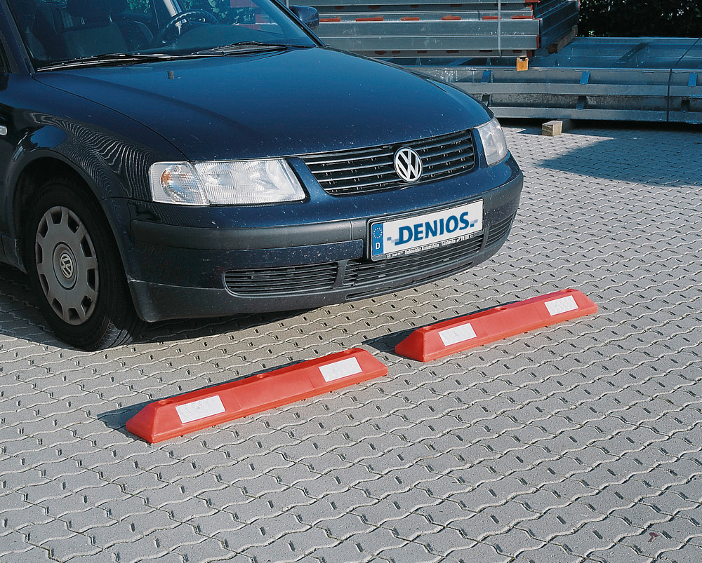 Batente/limitador de lugar de estacionamento PS 9 em polietileno (PE), vermelho - 3