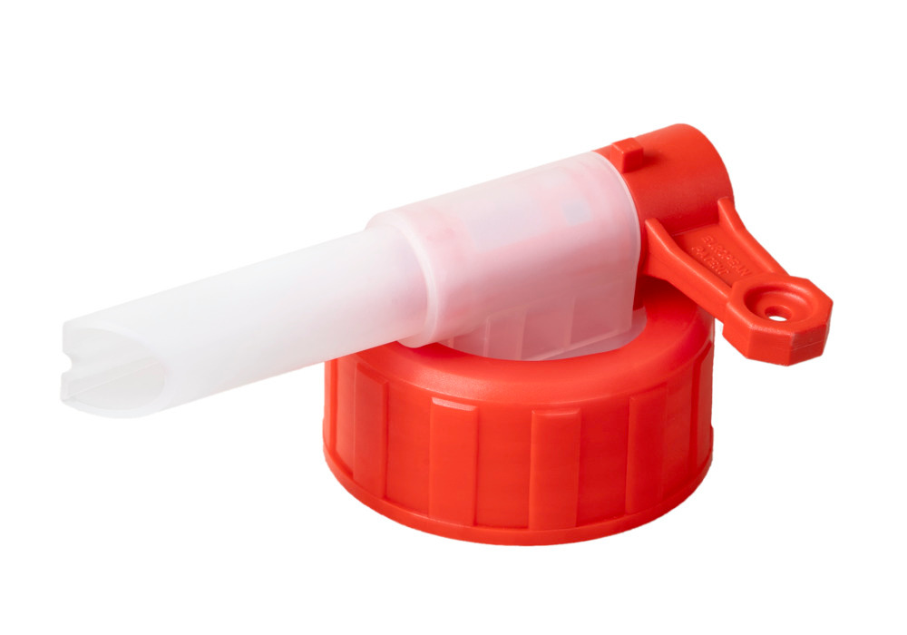 Dispensing tap AH 45, plastic, for plastic canisters, with Ø 13 mm tap, outside thread Ø 45 mm - 1