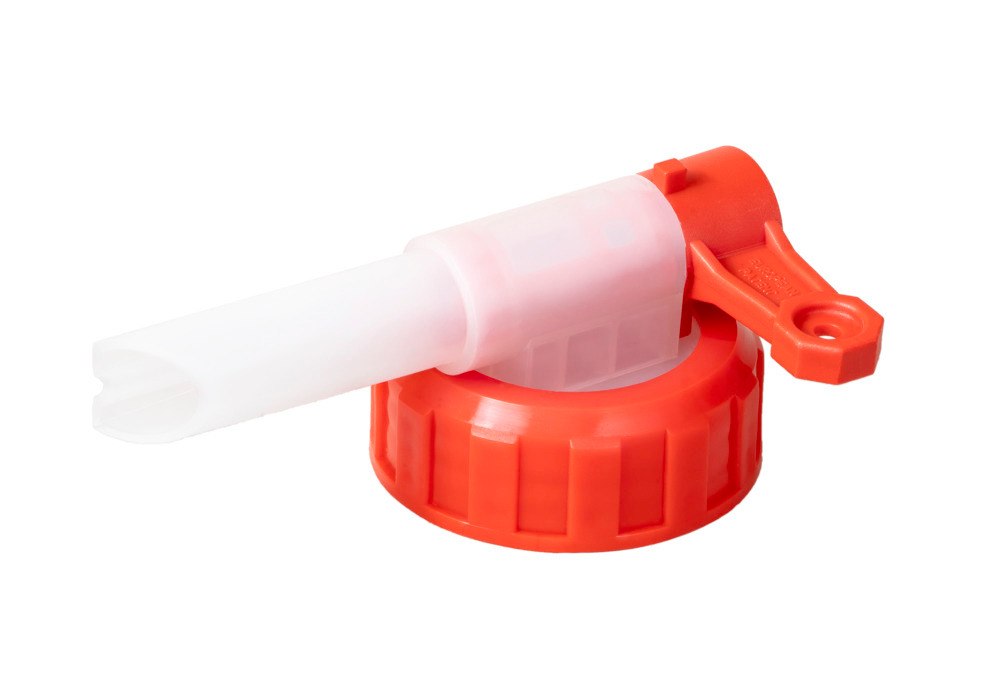 Dispensing tap AH 40, plastic, for plastic canisters, with Ø 13 mm tap, outside thread Ø 42 mm - 1