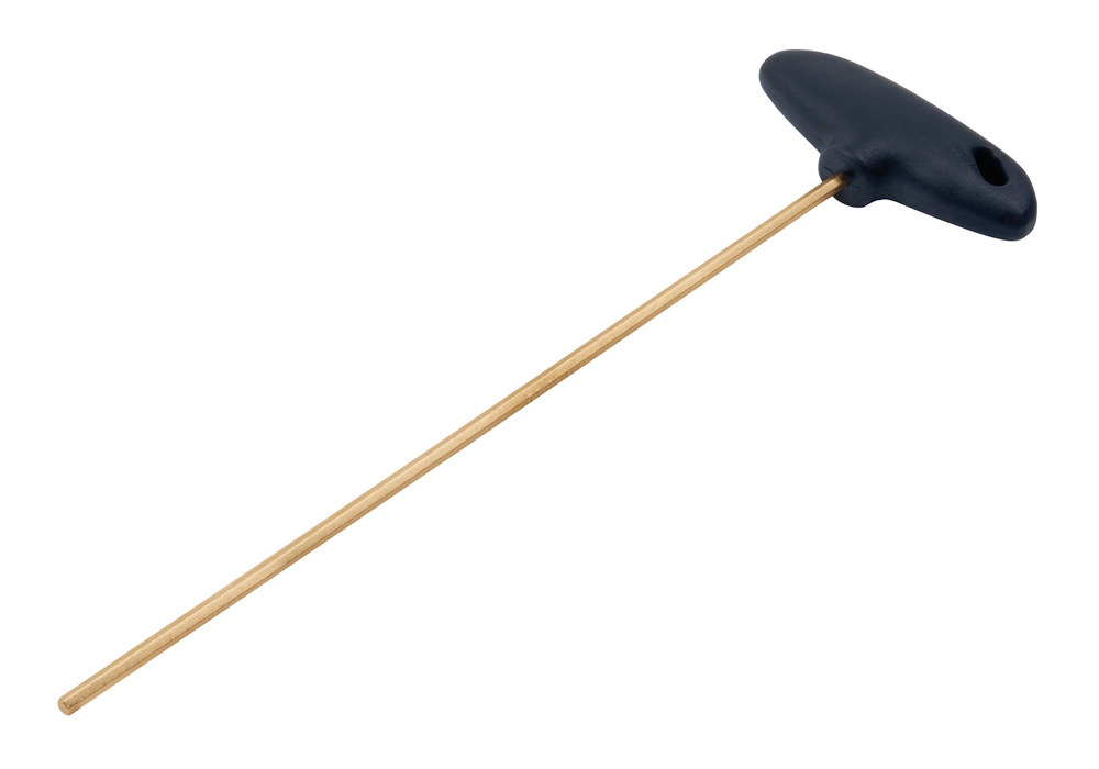 Neiskrivý skrutkovač 6-hranný, s T rukoväťou, 3 x 150 mm, z bronzu, do Ex prostredia - 1